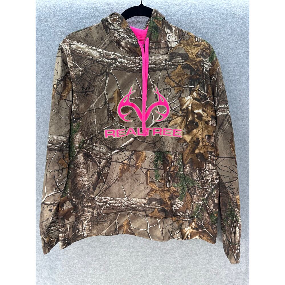 Realtree Women's sz L Camo & Hot Pink Outdoors Adventure Hiking Hunting